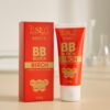 BB Block Birch SPF 50+ tinted sunblock — red tube and box with hydration, UV protection and light coverage