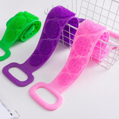 silicone body scrubber – Long Handle Silicone Body Scrubber
